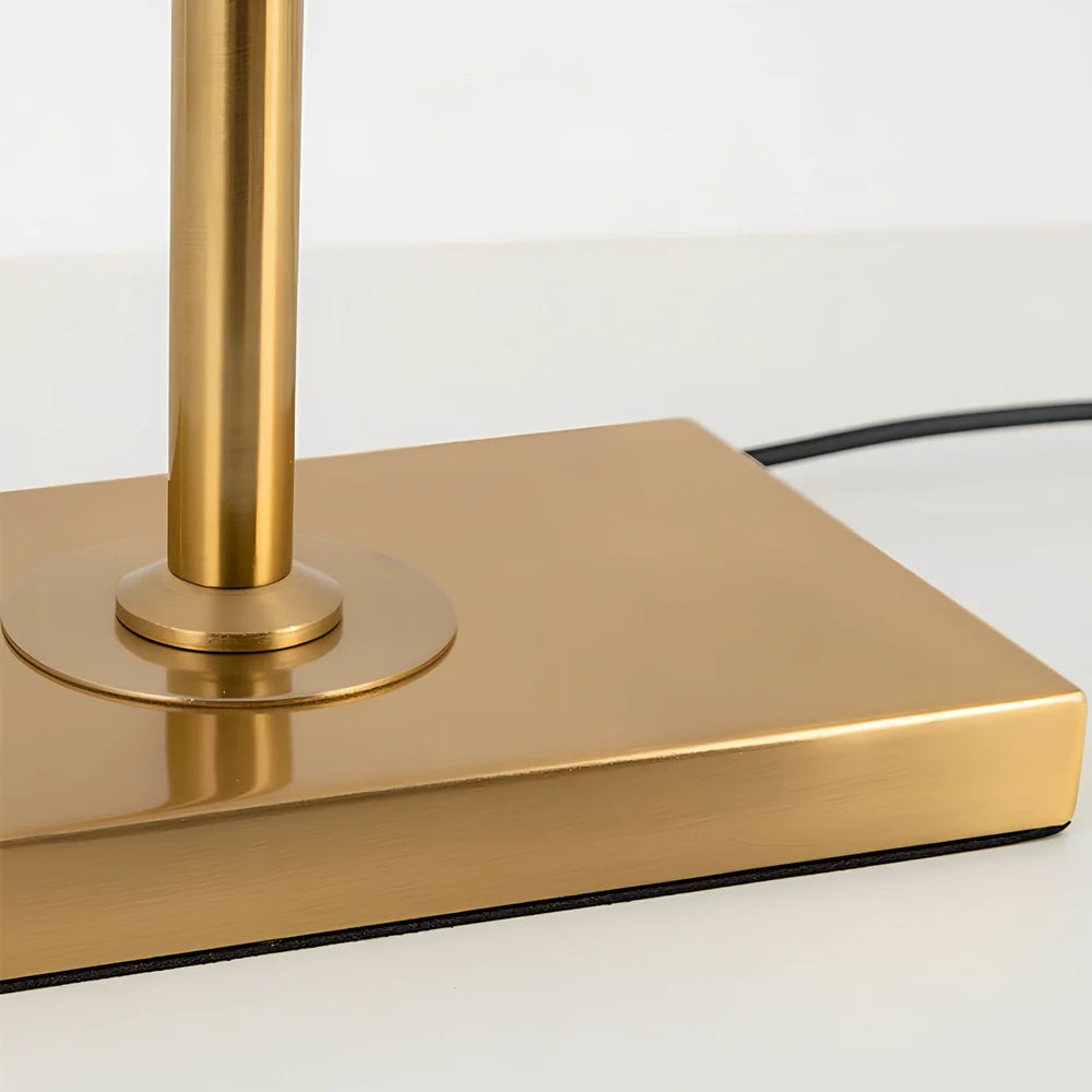 Modern vertical floor lamp with adjustable height for reading, iron body with fabric shade