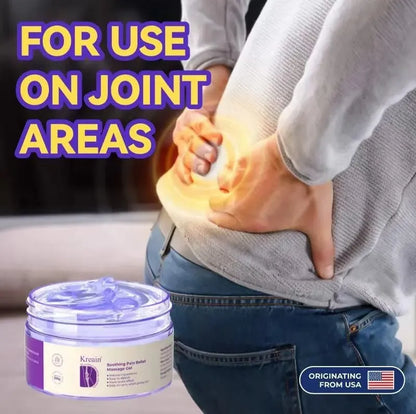 White and blue tube of Joint Pain Care Gel, 100g, for muscle and joint relief