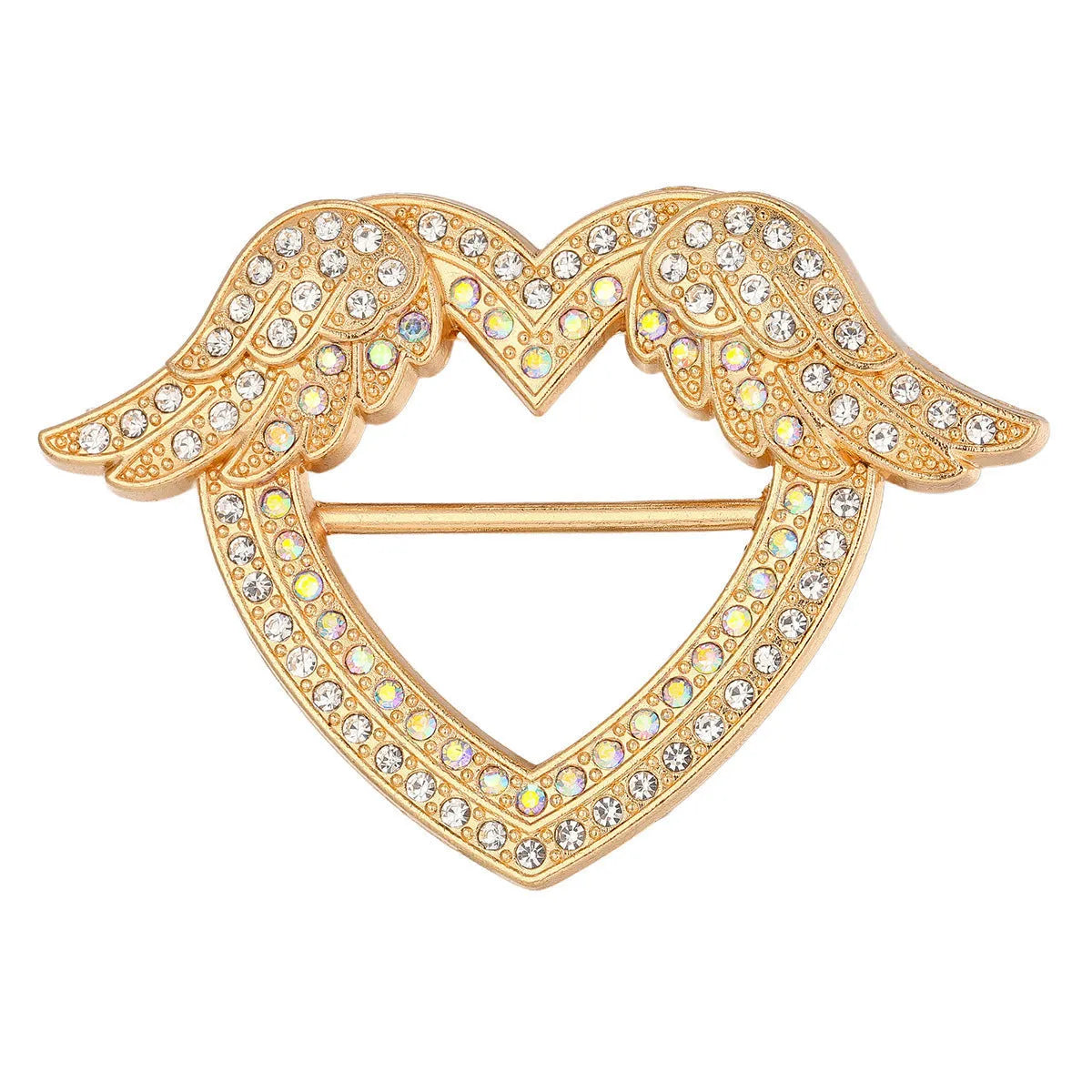Bow-shaped waist-cinching accessory clip for high-end brooches, alloy with electroplating and diamond inlay, shown in gold, silver, or rose gold finishes.