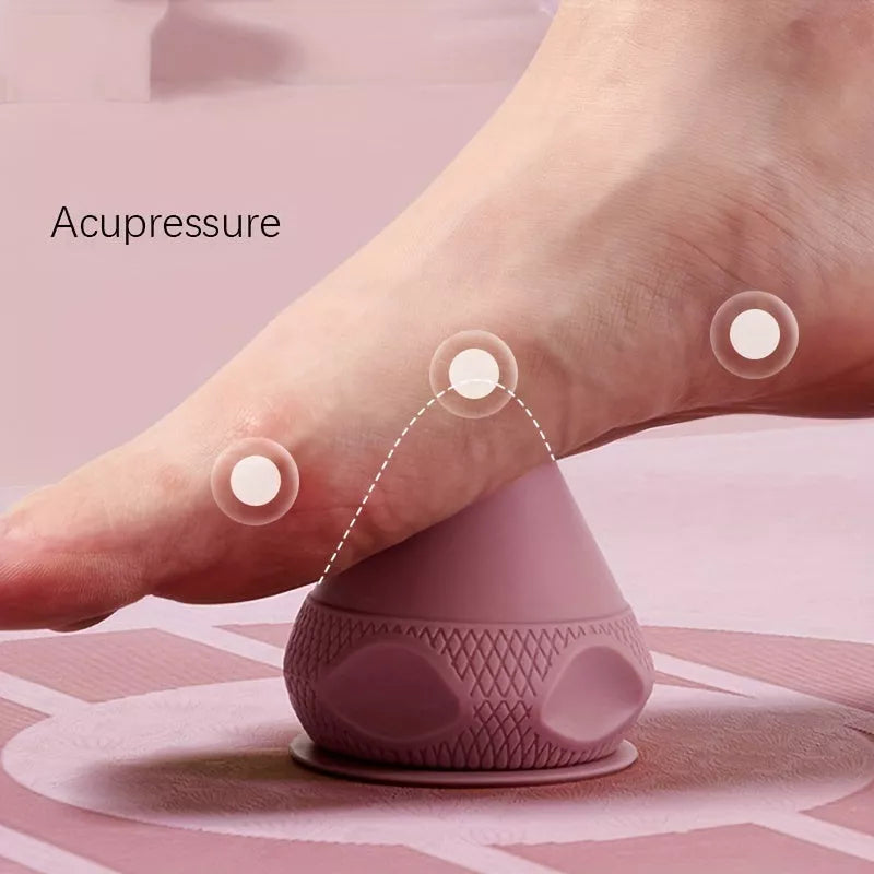 Silicone Massage Cone with suction cup for deep tissue muscle relief