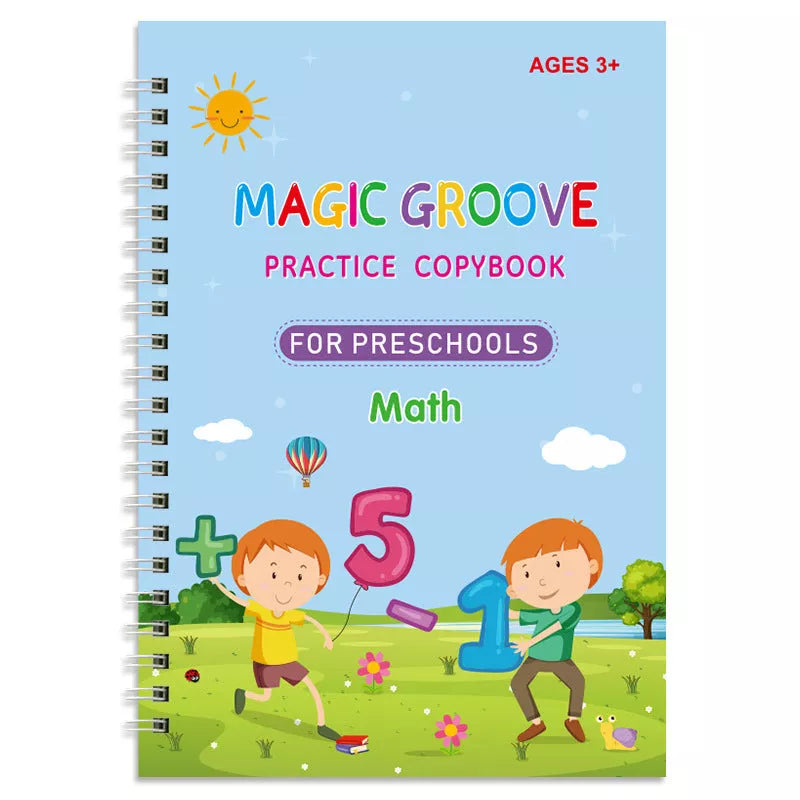 Groove Copybook Student Training Pen Control Magic Calligraphy Practice Board with practice books and accessories
