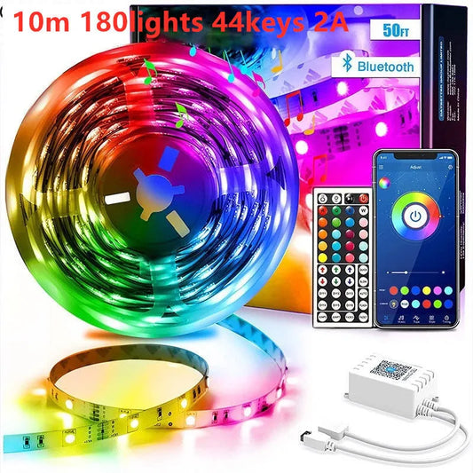 LED5050RGB44 Bluetooth smart app remote control 12V light bar with RGB colours and IP65 waterproof option