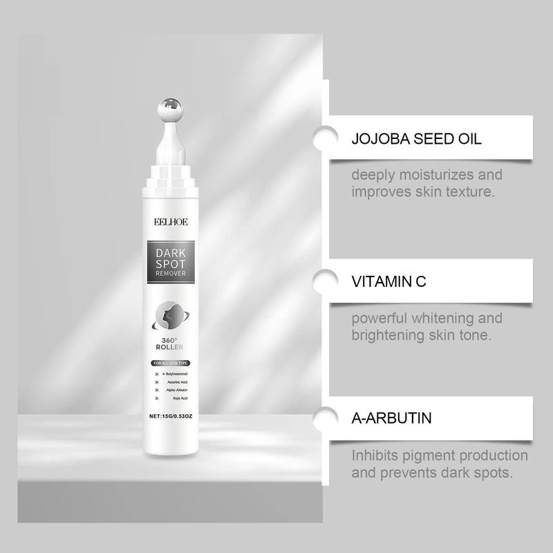 Facial Essence Cream 15g gentle moisturising cream with skin brightening formula containing jojoba seed oil, vitamin C, α-arbutin, and kojic acid for facial skin hydration and evening tone