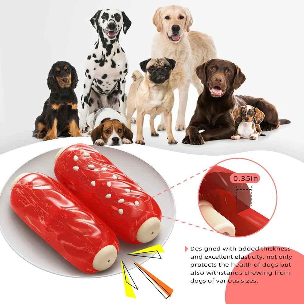 Glue Toothbrush Snack Molar Rod plastic dog toy with textured surface and treat compartment