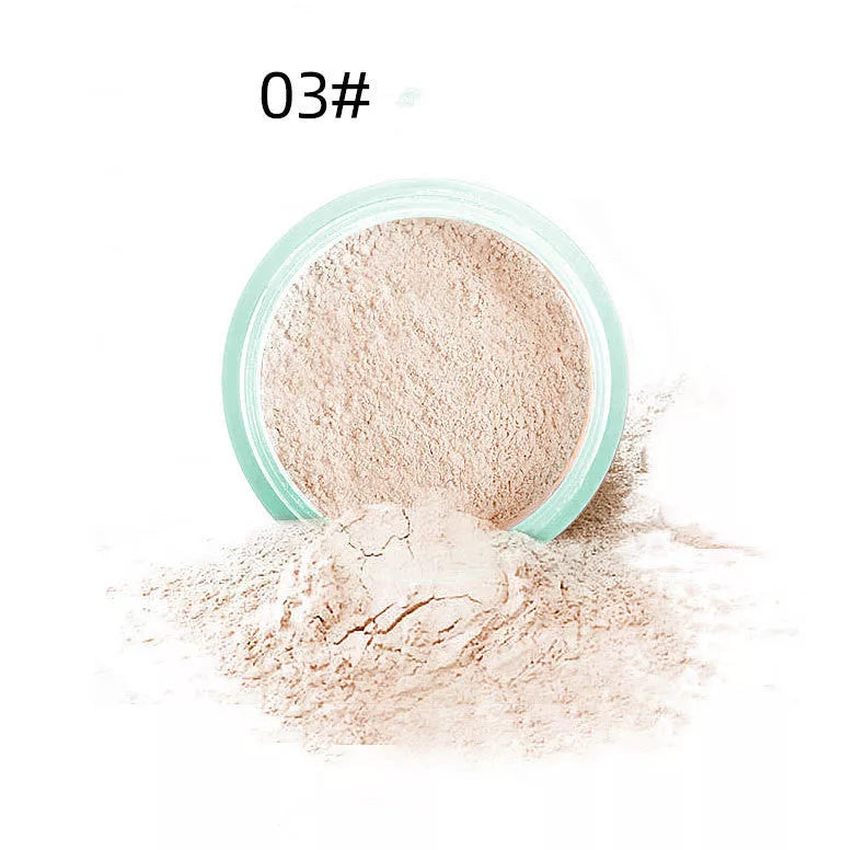 LaMeiLa Loose Powder in ivory, brighten skin, and natural color shades for oil control and natural finish