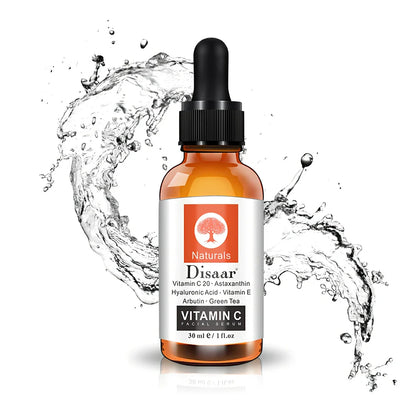 30ml vitamin C serum bottle for facial brightening and skin tone improvement