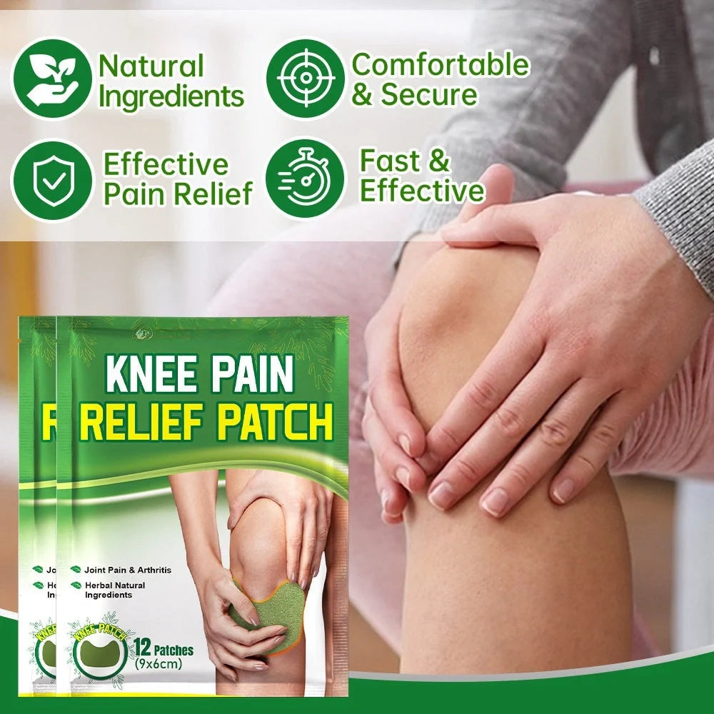 Argy Wormwood Knee Plaster for natural joint pain relief with self-heating feature