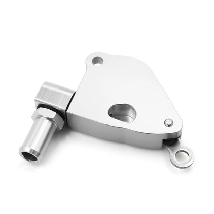 Aluminium alloy intake manifold coolant adapter for Honda K20 and K24 engines