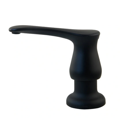 Electroplated kitchen sink hand press accessory with ABS construction in four finish options