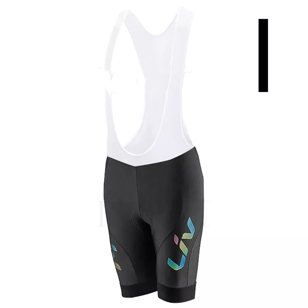 Women's leisure cycling suit in breathable polyester for comfortable rides