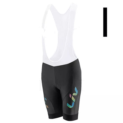 Women's leisure cycling suit in breathable polyester for comfortable rides