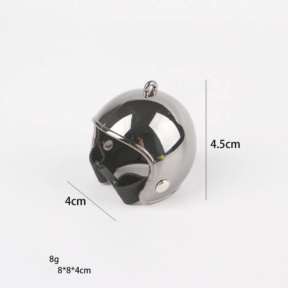 Small adjustable pet helmet for chickens and birds with sponge lining in various costume designs