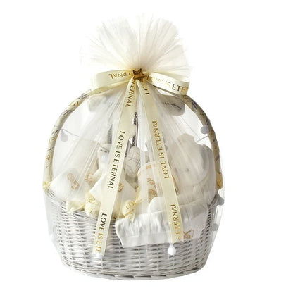 Newborn baby gift box set with 18-23 clothing pieces including cardigans and suits for babies 0-12 months