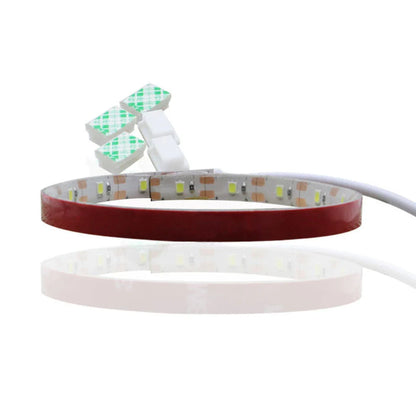Adjustable sewing machine LED light bar with touch-sensitive dimming controls for customizable illumination