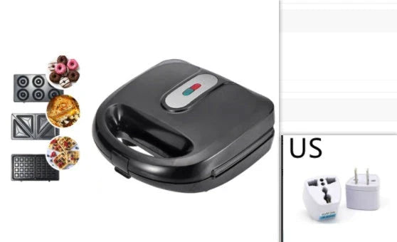 6-in-1 Versatile Kitchen Appliance: Waffle Maker, Sandwich Grill, Breakfast Station, and More