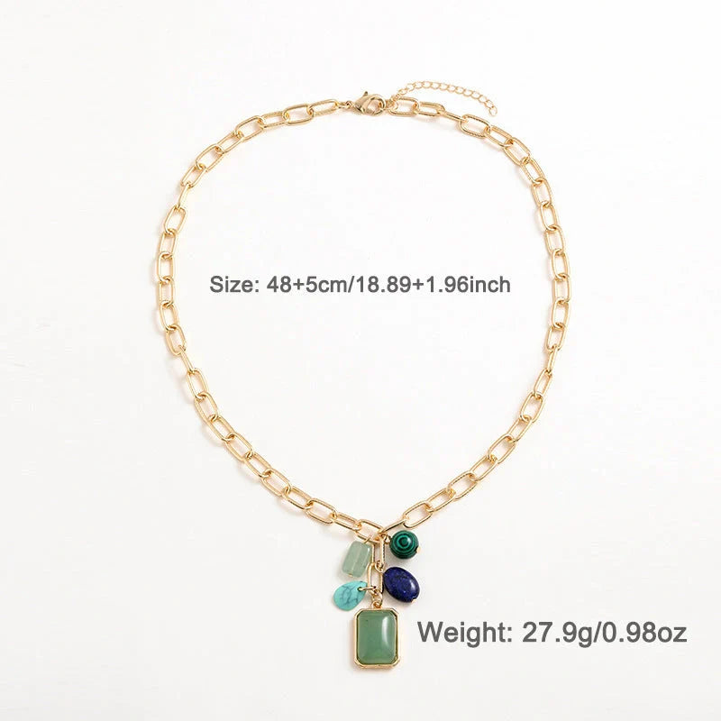 Stylish pendant necklace with geometric design and irregular elements, perfect accessory for fashion-forward women