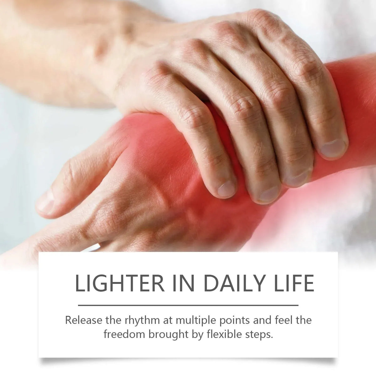 Four hyaluronic acid joint relief microneedle patches with botanical ingredients on PE backing