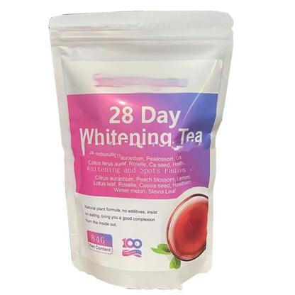 28 Day Slim Flat Tummy Tea variety pack for women's herbal detox and wellness programme