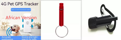 4G Pet Locator GPS Collar with BeiDou tracking for dogs and cats, waterproof design