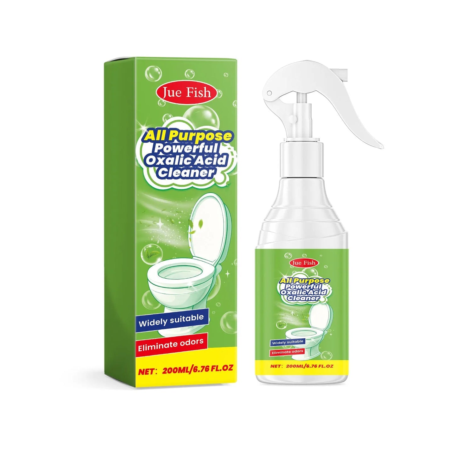 200ml household grease cleaning spray bottle with measurement markings