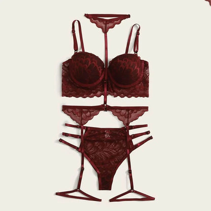 Ladies silver sequined silk nightdress with adjustable black lace suspenders