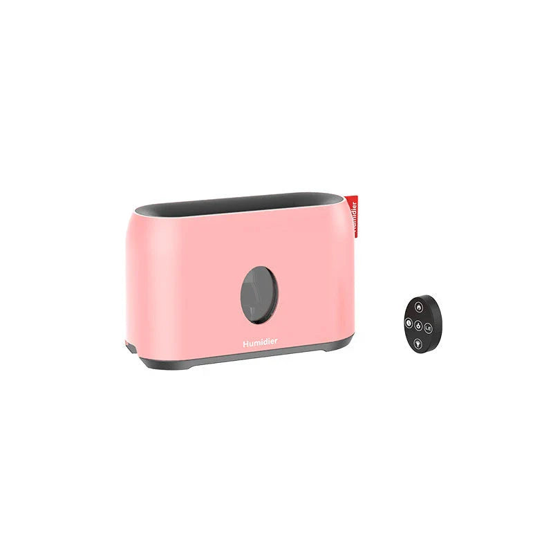 Elegant flame effect humidifier with soothing aroma diffusion for improved air quality and skin hydration
