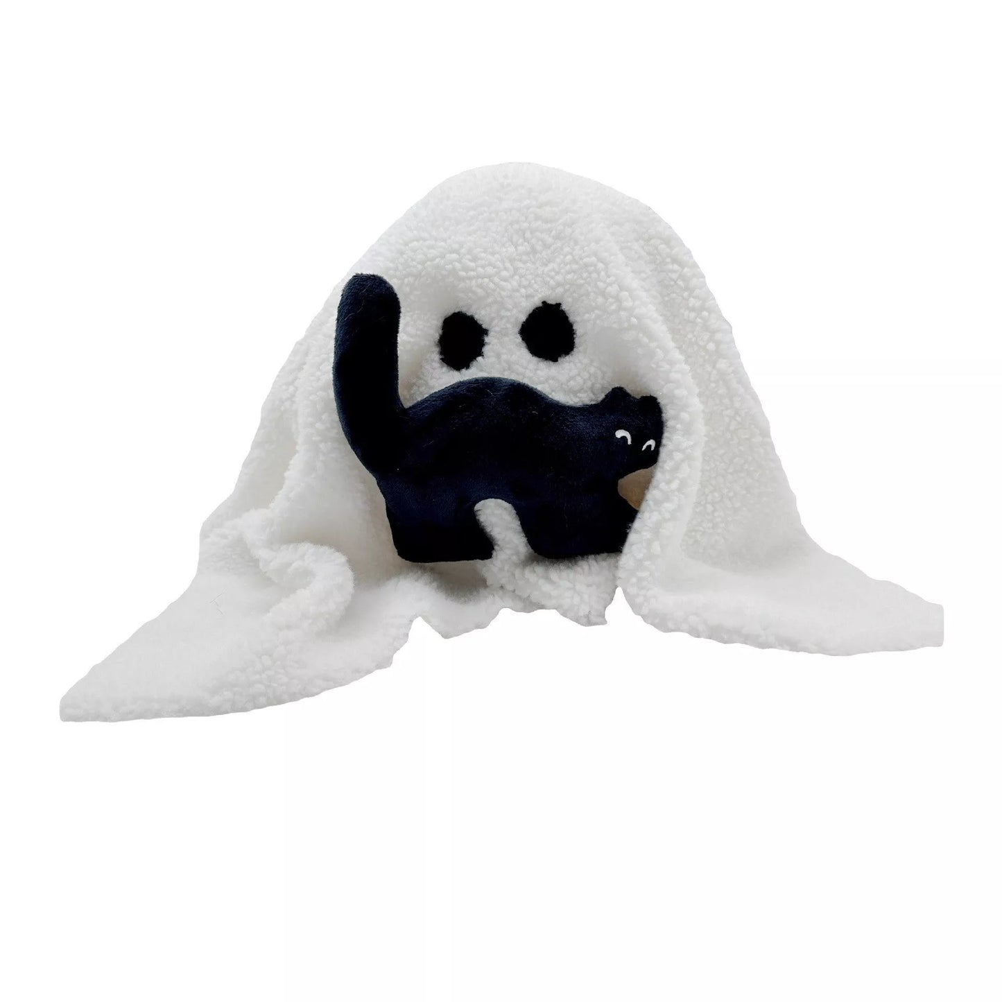 Gus The Ghost With Pumpkin Pillow Halloween Plush Throw Cushion - 75*90CM, PP cotton filled, festive home decor