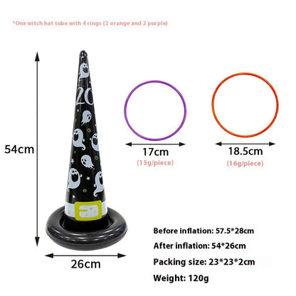 Inflatable Octopus Ferrule Throwing Toy in multiple colours for teenager ability training