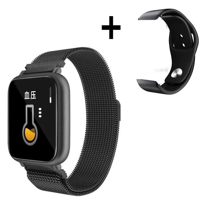 Smart Men's Waterproof Sports Watch with USB charging and health monitoring features