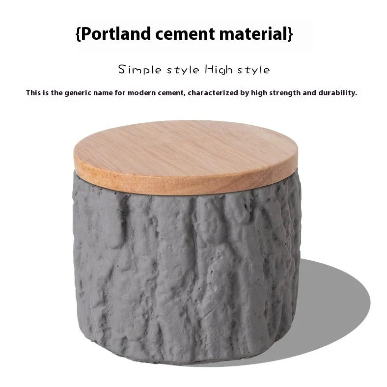 Handmade cement pet memorial casket for cremation ashes in six colour options