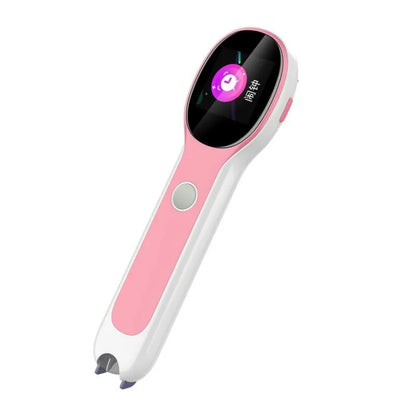 White universal reading pen with USB cable for language learning and translation