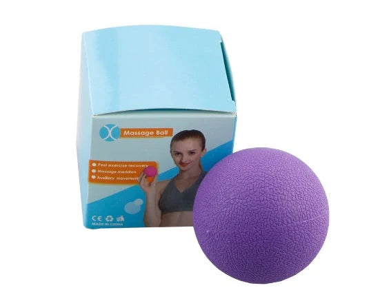 High-Density Peanut Massage Ball for fitness, yoga, and pain relief in various colors