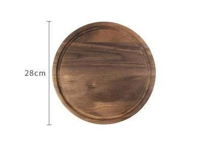 Premium black walnut wood cutting board with a versatile 2-sided design for chopping, slicing, and serving in the kitchen