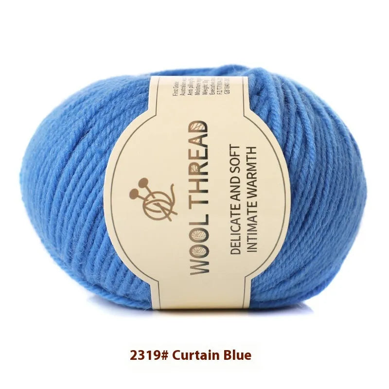 Hand-woven scarf sweater thread roll in domestic wool yarn for baby knitting projects with 10-needle compatibility