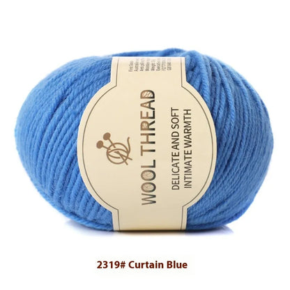 Hand-woven scarf sweater thread roll in domestic wool yarn for baby knitting projects with 10-needle compatibility