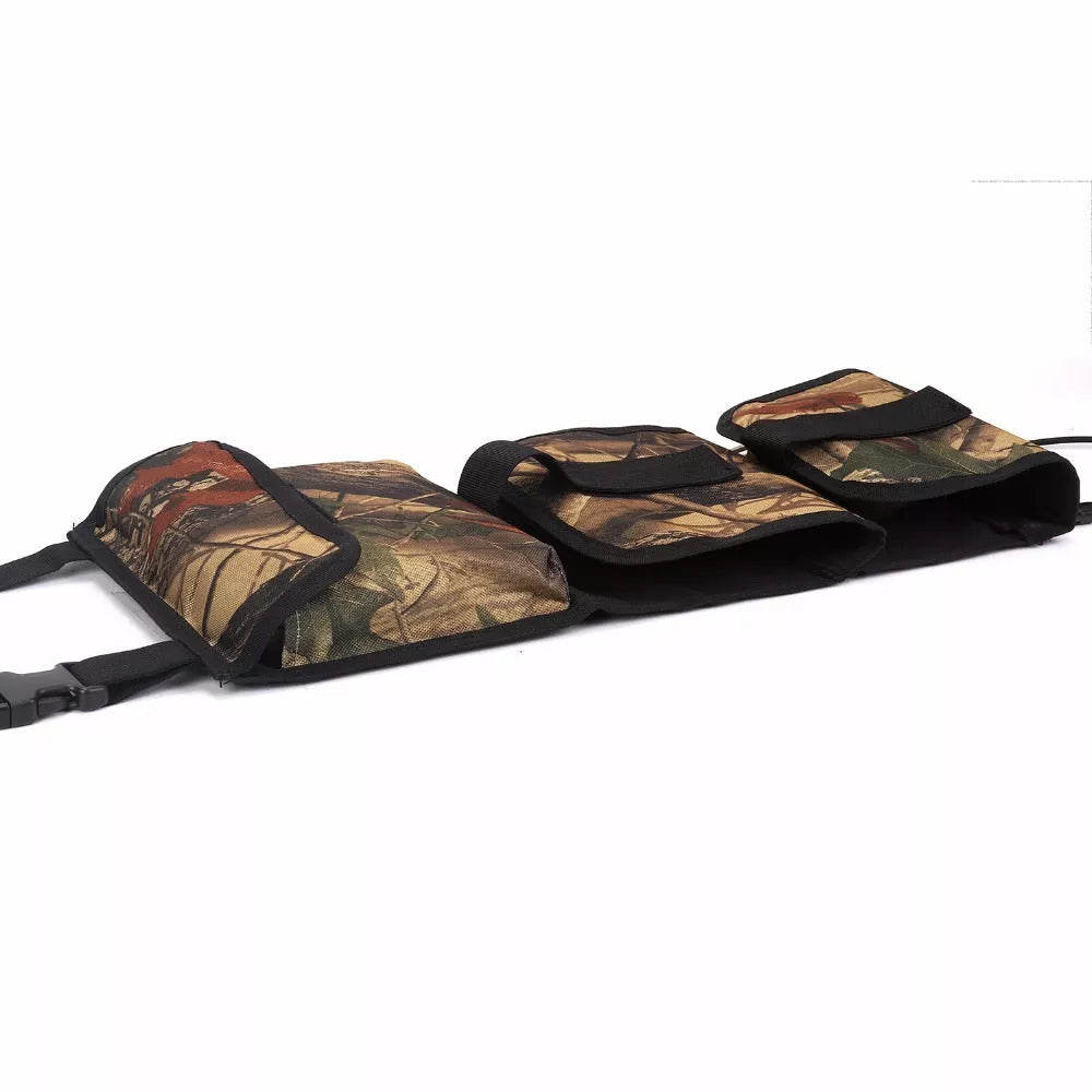 Black camouflage multifunctional car holster for front seat back organization