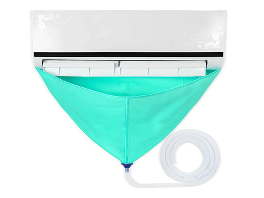 Air conditioner waterproof cover with cleaning tools set for outdoor unit protection