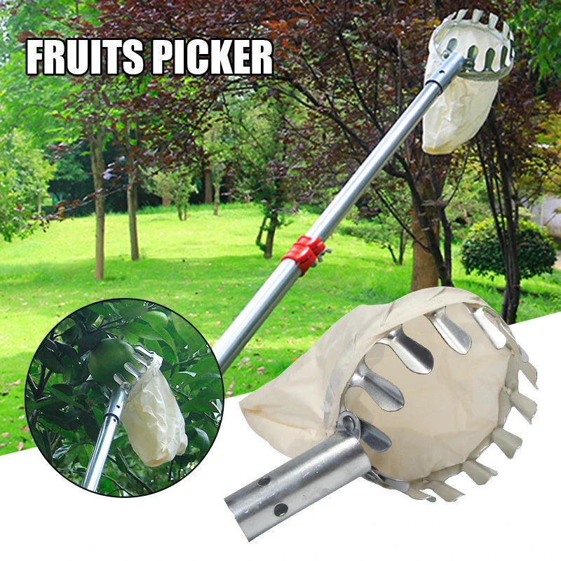 Premium Orchard Fruit Picker - high-quality, durable tool for effortless fruit harvesting without a ladder