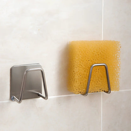 304 stainless steel sponge drain rack measuring 5.5cm by 3.4cm for kitchen sink organisation