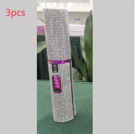 2-In-1 Electric USB Hair Straightening Brush with ceramic coating for healthy styling