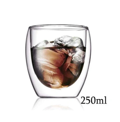 Double layer panda skull wine cup with Christmas tree design inside