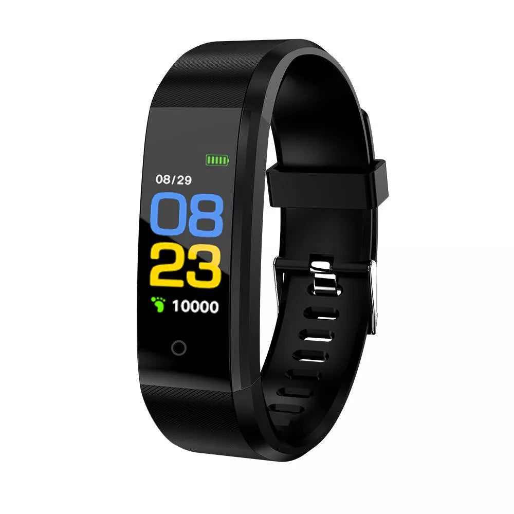 115plus Smart Band fitness tracker with heart rate monitor and color screen