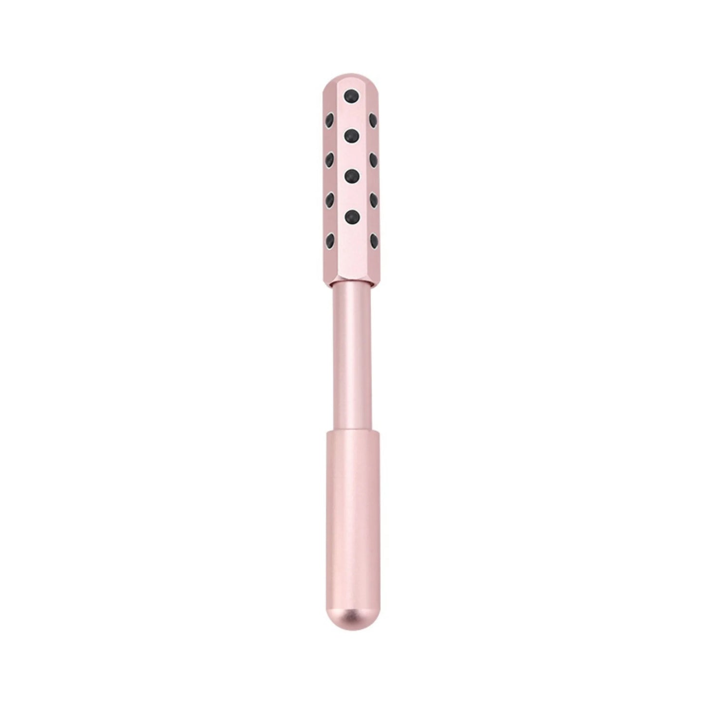 Germanium particles roller beauty massage instrument with 24 purple beads for facial contours