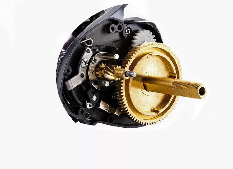 Luya Magnetic Metal Fishing Reel with all-copper transmission gear and stainless steel bearings