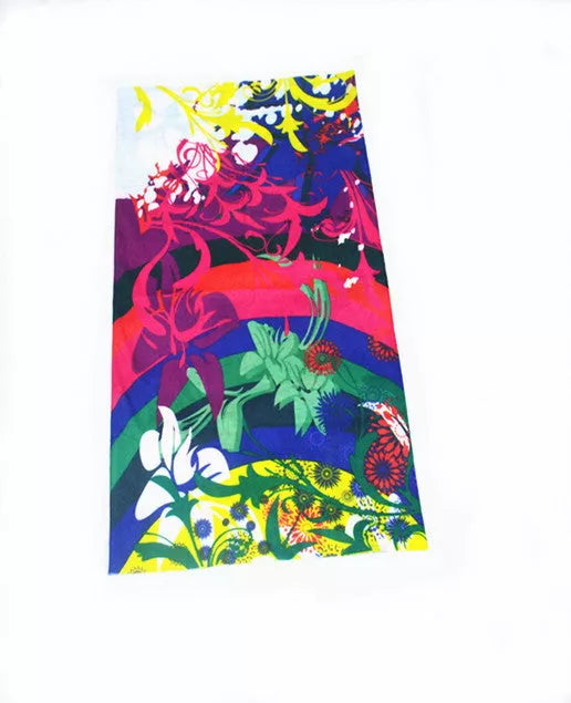Polyester sports bandana for cycling and sun protection in various patterns