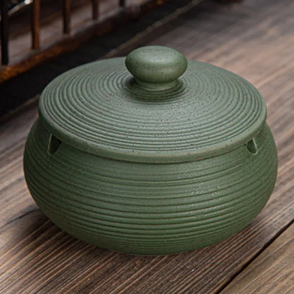 Personalized Chinese style ceramic ashtray, 11*11*8cm, various colors available