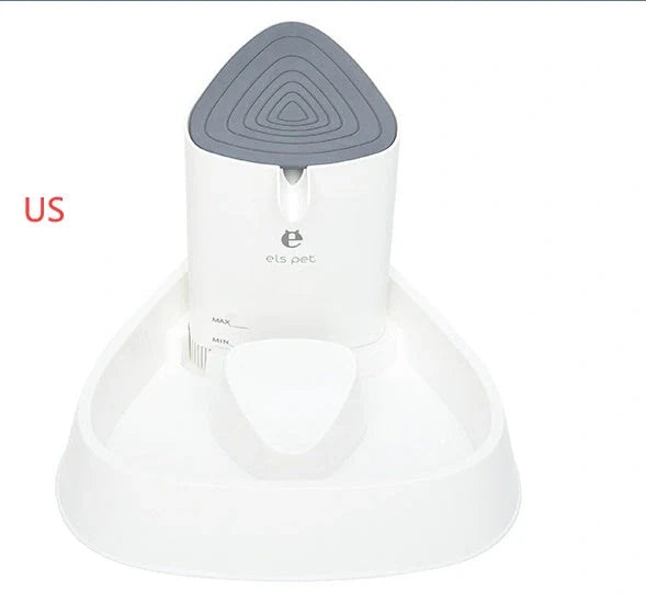 1.5L automatic pet water fountain with LED light and 4-layer filter for cats and dogs