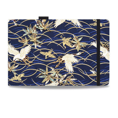 Handmade watercolor book with cotton and linen cover, 25% cotton paper, 20x13.5cm