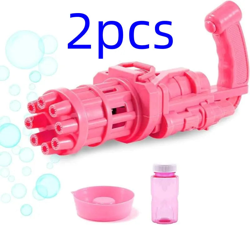 Children's bubble machine toy with bubble gum machine design in pink, gold or black colours