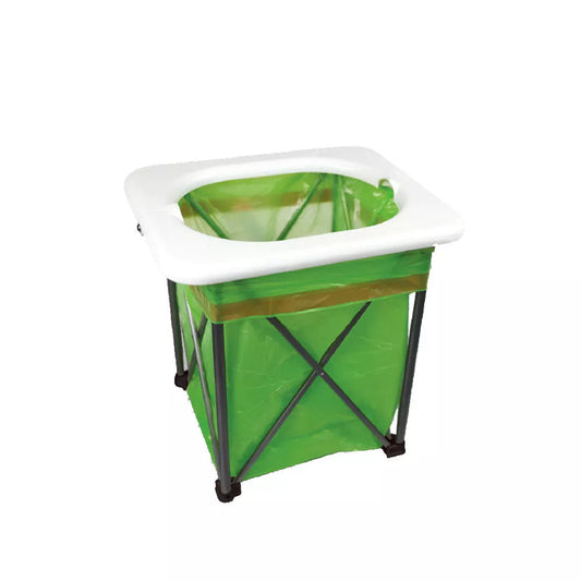 Brother BRS-94 green portable folding toilet for outdoor and travel use